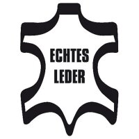 Kompaktbörse Kalbleder schwarz
