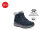Comfort Stieflette Damen Lammfell blau