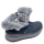 Comfort Stieflette Damen Lammfell blau