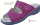 Pantolette Milano Hallux 2170 wine Velour komb.