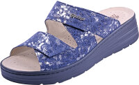 Pantolette Rimini 2621 blau Glitter