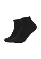 Camano UNISEX soft Sneaker Socken black