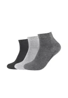 Camano UNISEX soft Sneaker Socken dark grey mix