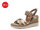 Tamaris Keil- & Plateausandalen Tan Comb