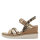 Tamaris Keil- & Plateausandalen Tan Comb