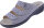 Pantolette Milano 2126 grau Velour komb.