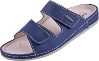 Pantolette Fashion 4650 d.blau Leder