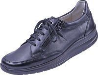 Sneaker Walking 9371 schwarz Leder