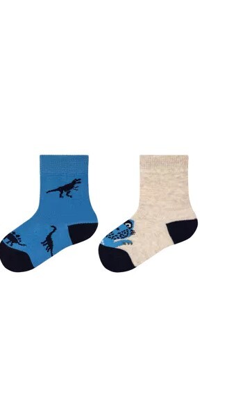 Camano KINDER Dino Socken nature melange