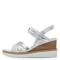 Tamaris Keil- & Plateausandalen White Comb