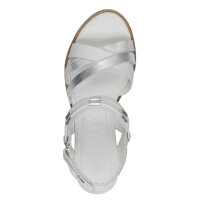 Tamaris Keil- & Plateausandalen White Comb