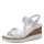 Tamaris Keil- & Plateausandalen White Comb