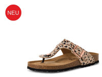 Tamaris Pantoletten Beige/Leopard