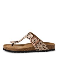 Tamaris Pantoletten Beige/Leopard
