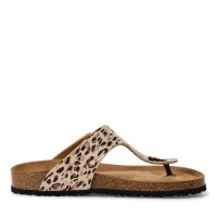Tamaris Pantoletten Beige/Leopard