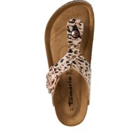 Tamaris Pantoletten Beige/Leopard