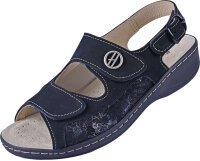 Sandalette Vario Hallux 2857 schwarz Nubuk komb. 36