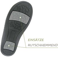 Sandalette Vario Hallux 2857 schwarz Nubuk komb. 36