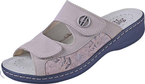 Pantolette Vario Hallux 2856 natur Nubuk komb.