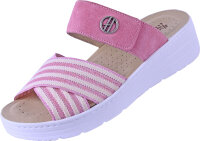 Pantolette Rimini 2631 rose Velour komb.