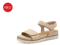 Tamaris Comfort Keil- & Plateausandalen beige Nubuk