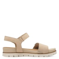 Tamaris Comfort Keil- & Plateausandalen beige Nubuk