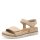 Tamaris Comfort Keil- & Plateausandalen beige Nubuk