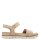 Tamaris Comfort Keil- & Plateausandalen beige Nubuk