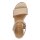 Tamaris Comfort Keil- & Plateausandalen beige Nubuk