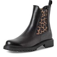 Tamaris Stiefel Black Leopard