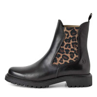 Tamaris Stiefelette Black Leopard