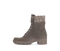 Gabor Stiefletten Velour beige