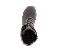 Gabor Stiefletten Velour beige