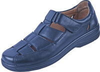 Herren Sommerschuh 9100 schwarz Leder