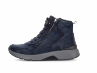 Gabor Rollingsoft Stiefletten Rauleder blau