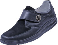 Halbschuh Walking 9372  schwarz Leder komb.