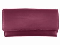 Aussenzippbörse violettrot
