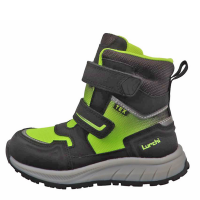Lurchi Stiefel Aaron Tex black lime