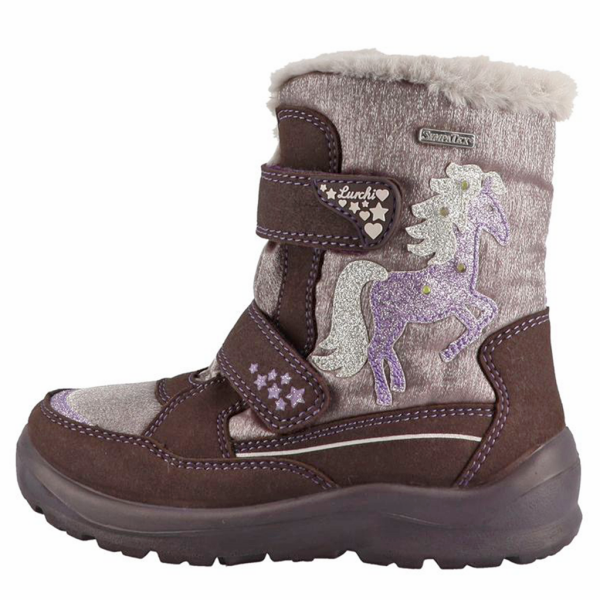 Lurchi Stiefel Kanani Sympatex aubergine
