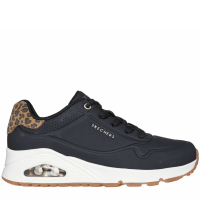 Skechers Uno Jungle Nite schwarz / Leo