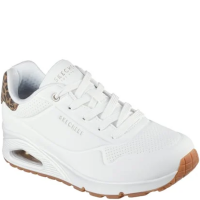 Skechers Uno Jungle Nite weiß / Leo