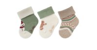 Sterntaler Baby Socken 3er Weihnacht eukalyptu