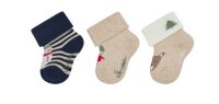 Sterntaler Baby Socken 3er Weihnacht marine