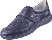 Halbschuh Comfort 9561 schwarz Leder komb.