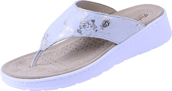 Pantolette Napoli 2529 silber Glimmer