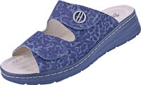 Pantolette Napoli 2520 grau Leopard