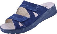 Pantolette Rimini 2633 d.blau Nubuk komb.