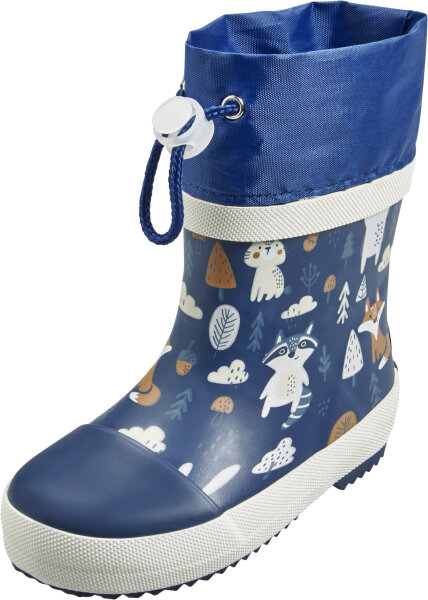 Playshoes Gummistiefel Wald gefüttert marine