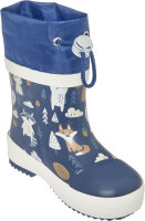 Playshoes Gummistiefel Wald gefüttert marine