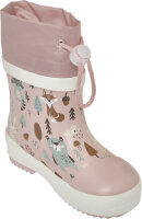 Playshoes Gummistiefel Wald gefüttert rosa